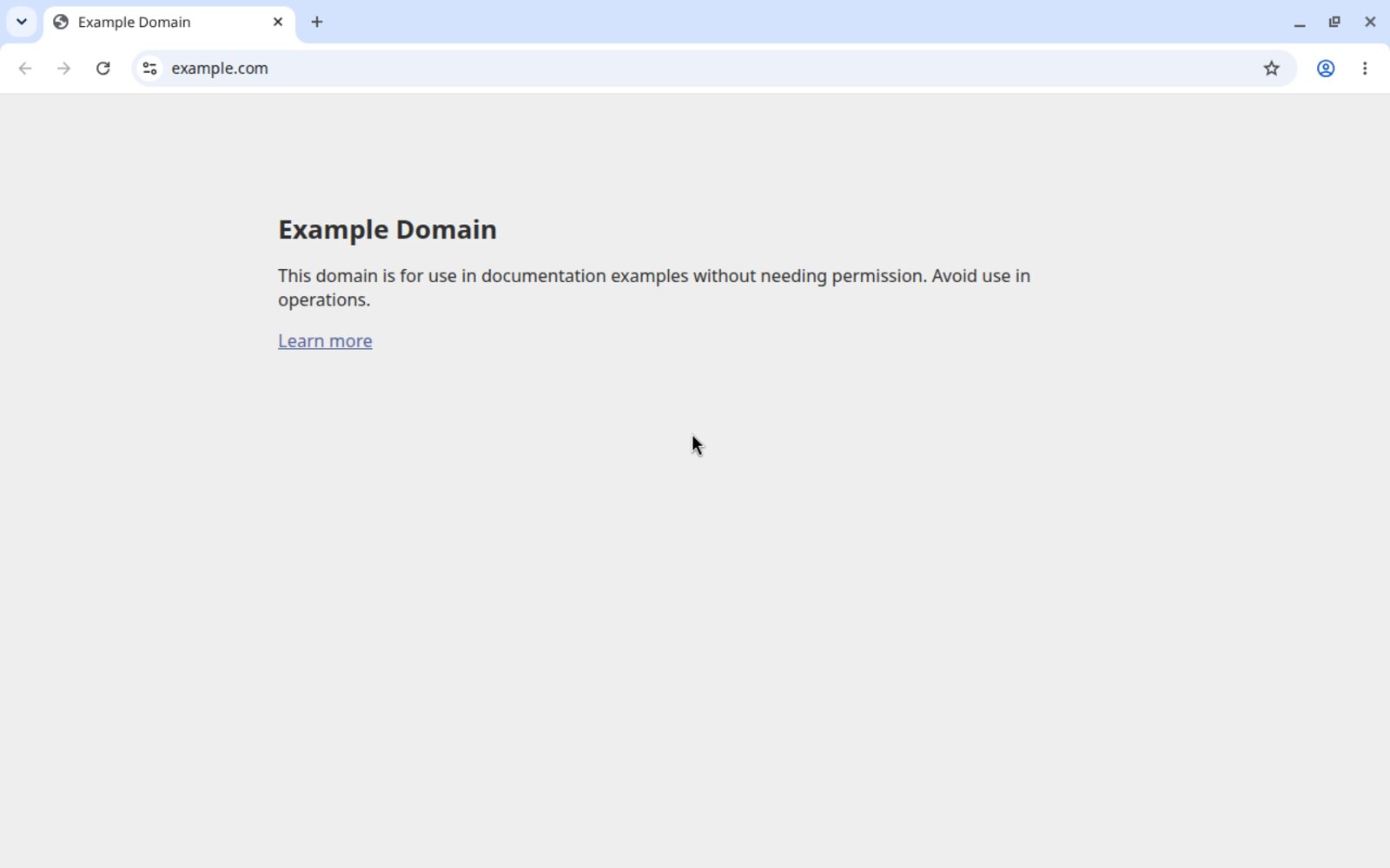 Linux desktop guest running Chromium